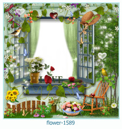 flower Photo frame 1589